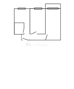 2-к квартира, вторичка, 43м2, 5/5 этаж