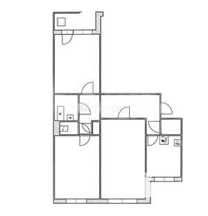 3-к квартира, вторичка, 66м2, 1/9 этаж