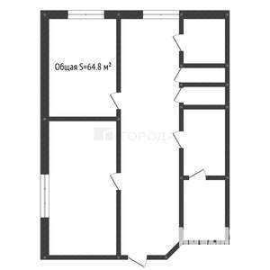 3-к квартира, вторичка, 65м2, 5/10 этаж