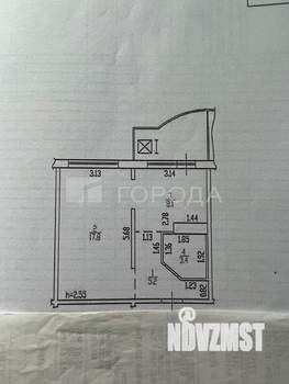 1-к квартира, вторичка, 37м2, 8/10 этаж