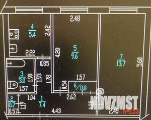 2-к квартира, вторичка, 41м2, 5/9 этаж