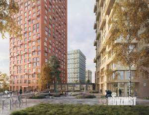 2-к квартира, строящийся дом, 54м2, 14/24 этаж
