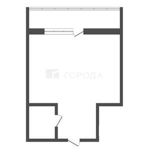 Студия квартира, вторичка, 44м2, 3/13 этаж