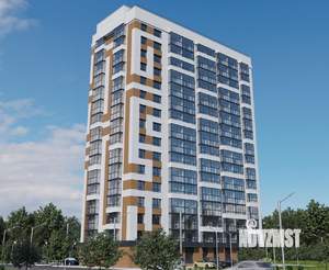 1-к квартира, строящийся дом, 29м2, 16/16 этаж