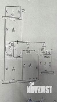 3-к квартира, вторичка, 67м2, 6/9 этаж