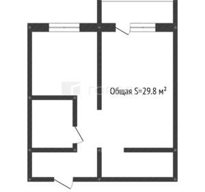 1-к квартира, вторичка, 30м2, 5/5 этаж