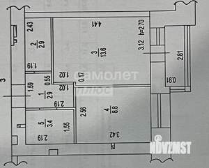 1-к квартира, вторичка, 32м2, 1/16 этаж