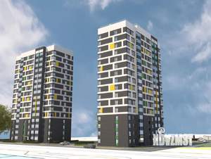 2-к квартира, строящийся дом, 56м2, 22/22 этаж