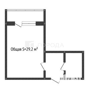 Студия квартира, вторичка, 29м2, 4/13 этаж