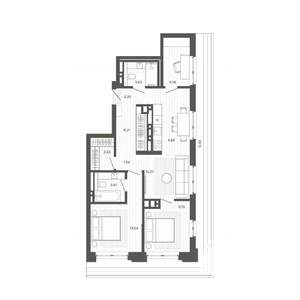 3-к квартира, вторичка, 83м2, 8/9 этаж