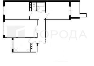 3-к квартира, вторичка, 66м2, 8/9 этаж