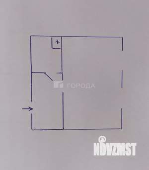 1-к квартира, вторичка, 24м2, 2/5 этаж
