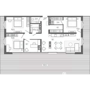 5-к квартира, вторичка, 197м2, 9/9 этаж