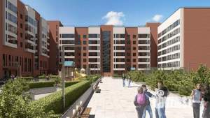 3-к квартира, строящийся дом, 75м2, 2/7 этаж