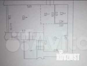 1-к квартира, вторичка, 32м2, 9/16 этаж