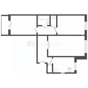 3-к квартира, вторичка, 83м2, 7/14 этаж