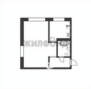 1-к квартира, вторичка, 30м2, 1/5 этаж