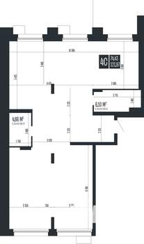 4-к квартира, строящийся дом, 122м2, 2/15 этаж