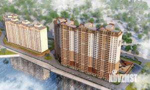 2-к квартира, строящийся дом, 58м2, 3/23 этаж