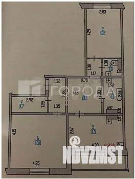 2-к квартира, вторичка, 66м2, 8/9 этаж