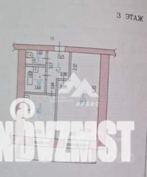 1-к квартира, вторичка, 38м2, 3/12 этаж