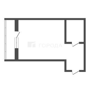 Студия квартира, вторичка, 28м2, 3/16 этаж