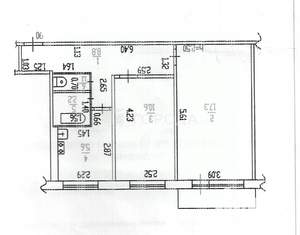 2-к квартира, вторичка, 46м2, 3/5 этаж