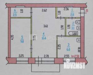 2-к квартира, вторичка, 41м2, 2/4 этаж