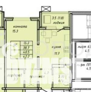 3-к квартира, вторичка, 65м2, 5/10 этаж