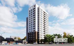 1-к квартира, строящийся дом, 25м2, 8/16 этаж