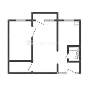 2-к квартира, вторичка, 44м2, 4/5 этаж