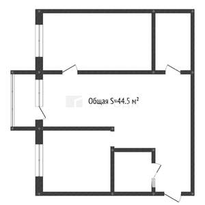 2-к квартира, вторичка, 45м2, 2/5 этаж