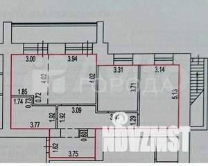 3-к квартира, вторичка, 80м2, 1/15 этаж