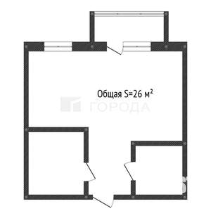 Студия квартира, вторичка, 26м2, 2/9 этаж