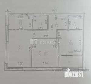 3-к квартира, вторичка, 58м2, 15/18 этаж