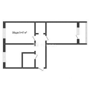 2-к квартира, вторичка, 47м2, 5/5 этаж