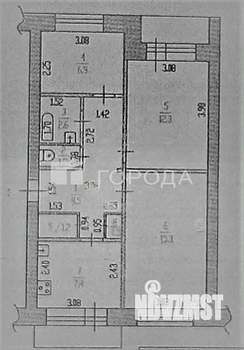 3-к квартира, вторичка, 57м2, 5/5 этаж