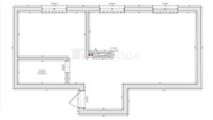2-к квартира, вторичка, 57м2, 3/21 этаж