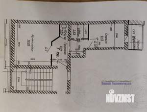 2-к квартира, вторичка, 40м2, 3/3 этаж