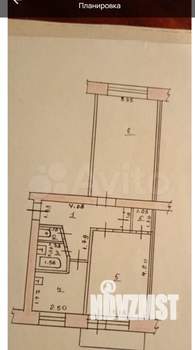 2-к квартира, вторичка, 49м2, 5/5 этаж