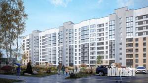 3-к квартира, строящийся дом, 73м2, 12/17 этаж