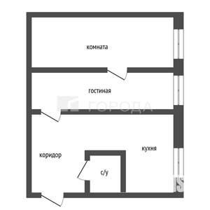 2-к квартира, вторичка, 44м2, 3/5 этаж