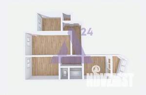 3-к квартира, вторичка, 68м2, 2/9 этаж