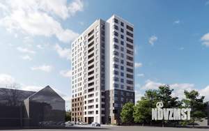 1-к квартира, строящийся дом, 35м2, 3/16 этаж