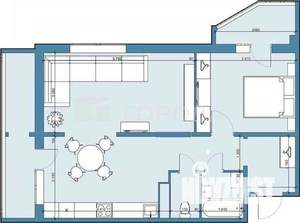 2-к квартира, вторичка, 57м2, 2/18 этаж