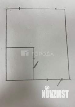 1-к квартира, вторичка, 19м2, 4/5 этаж