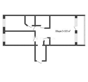 3-к квартира, вторичка, 103м2, 3/15 этаж