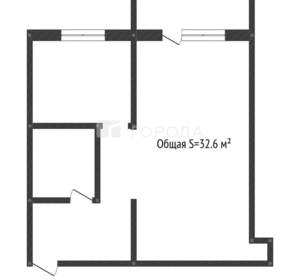 1-к квартира, вторичка, 33м2, 2/4 этаж