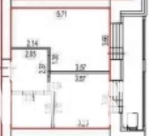 1-к квартира, вторичка, 41м2, 11/19 этаж