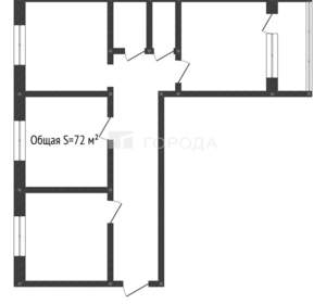 3-к квартира, вторичка, 74м2, 1/14 этаж